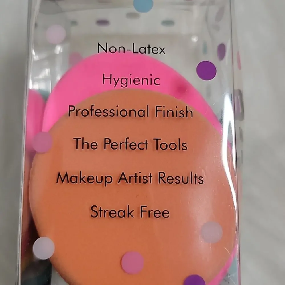 Chi Chi Cosmetics Makeup & Powder Blending Sponges NEW Set of 5